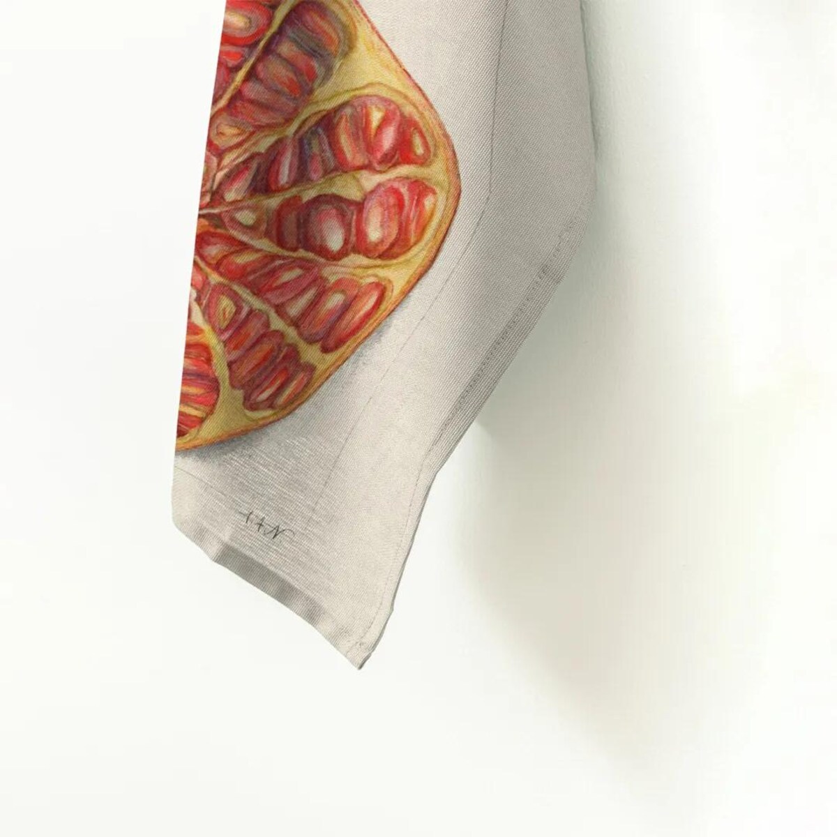 Lniany ręcznik kuchenny - Granat