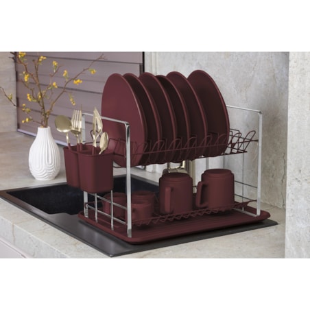 Suszarka do naczyń z ociekaczem BerlingerHaus Leonardo BH-8594