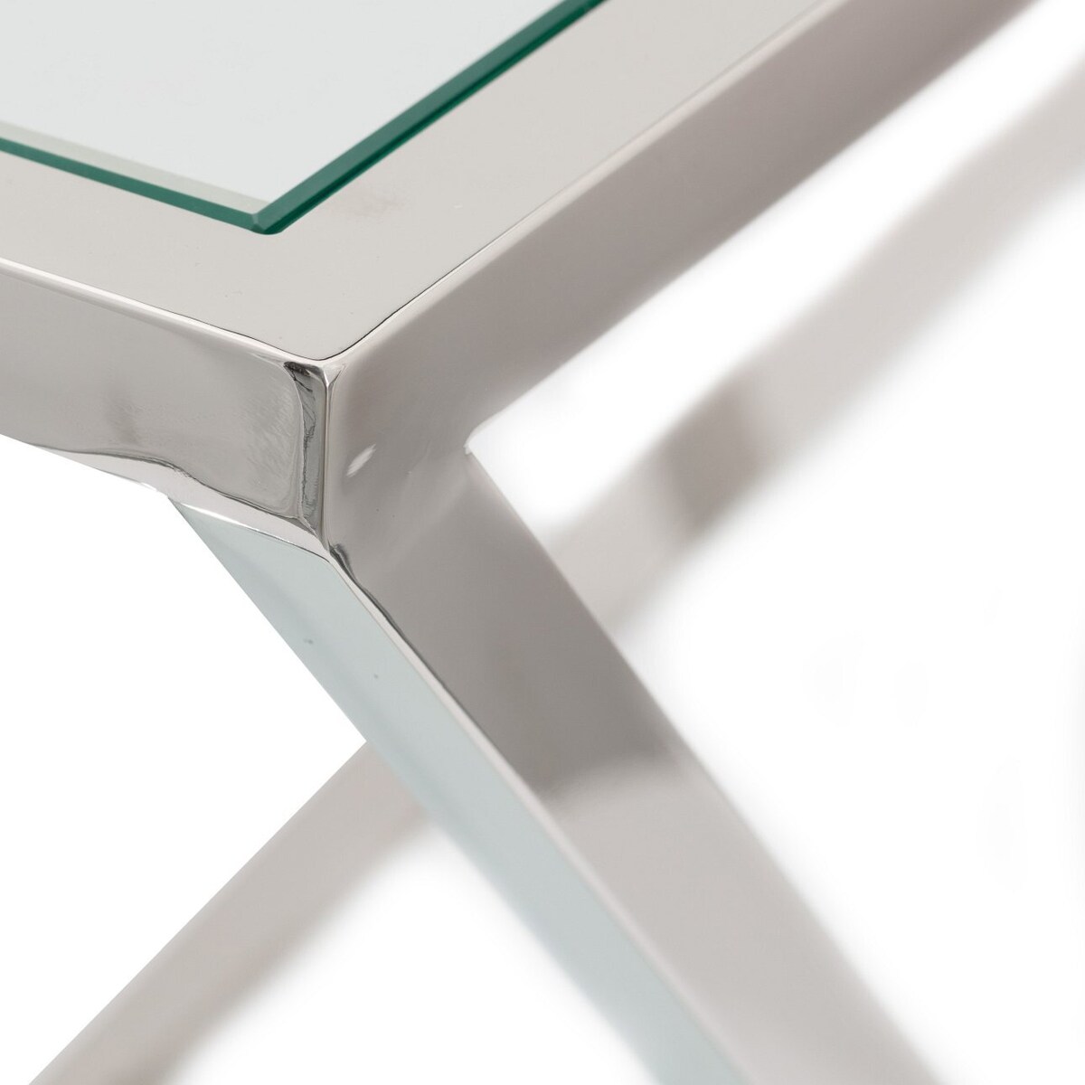 Stolik pomocniczy Shiraz silver 40x40x56cm, 40 x 40 x 56 cm