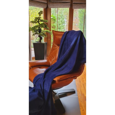 KOC POLAROWY 200x220 cm GRANATOWY