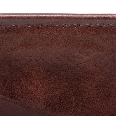 Gazetnik ze skórzaną wkładką, 40x5x38 cm