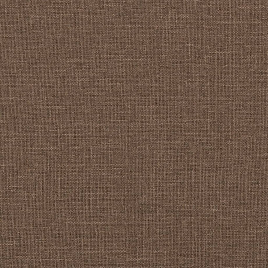 vidaXL 2-osobowa sofa z poduszkami, brązowa, 120 cm, tkanina