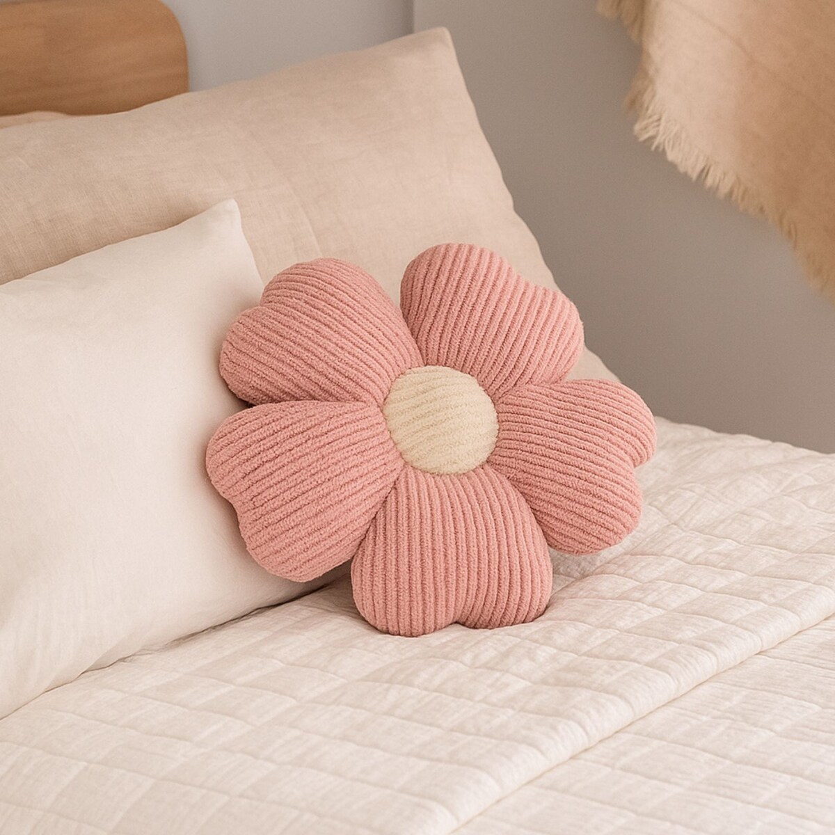 Poduszka kwiatek MAVA, Ø 38 cm