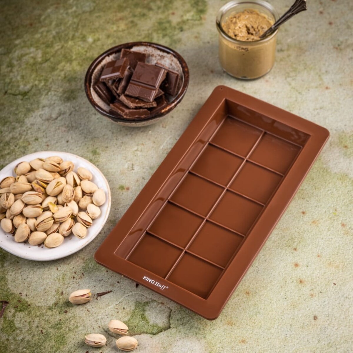 Forma silikonowa do czekolady Dubajskiej 25x13,5 cm KINGHOFF