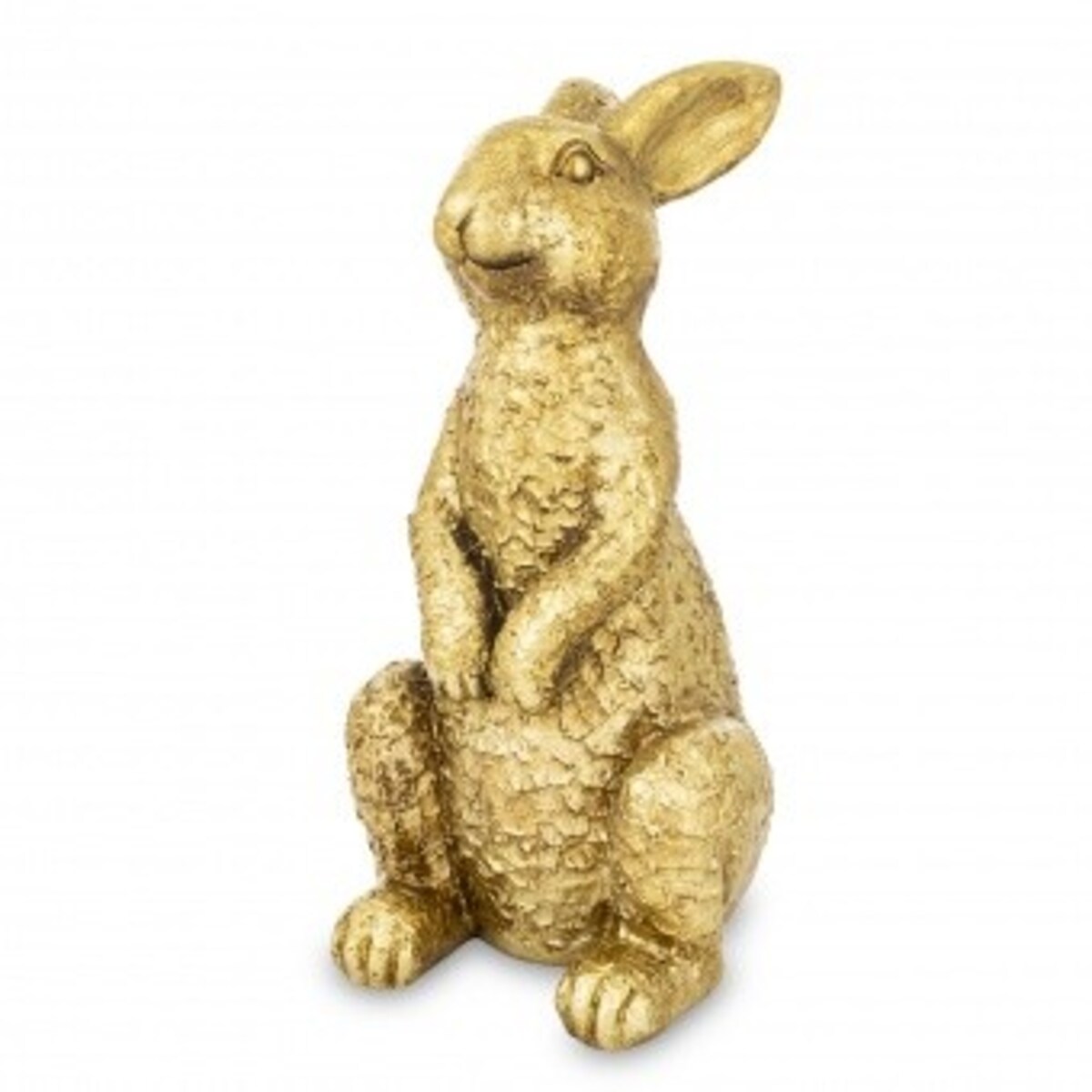Dekoracja - figurka królika 44x20x23 cm złota CONILI