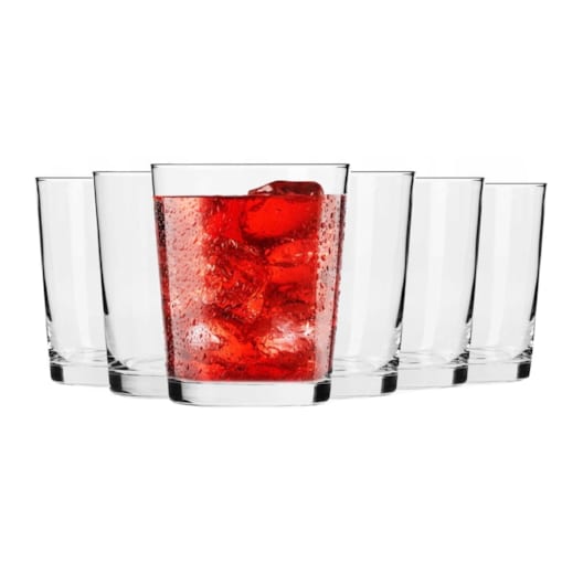 Niskie szklanki do napojów wody KROSNO Pure 250 ml wody napojów dla dzieci