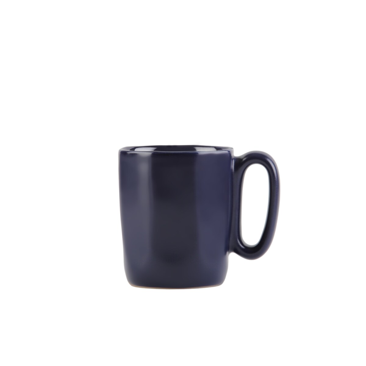 Dwa kubki ceramiczne z uszkiem 80 ml Fuori granatowe 29989