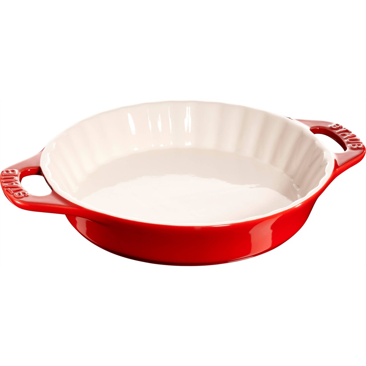 Okrągły półmisek ceramiczny do ciast Staub - 1.2 ltr, Czerwony