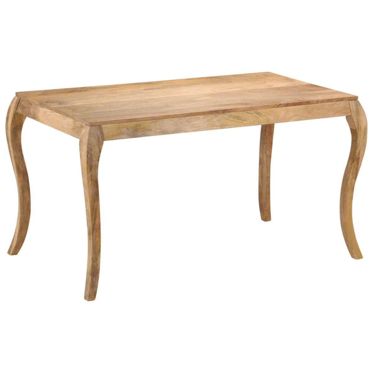 vidaXL Stół jadalniany z litego drewna mango, 135 x 75 x 76 cm