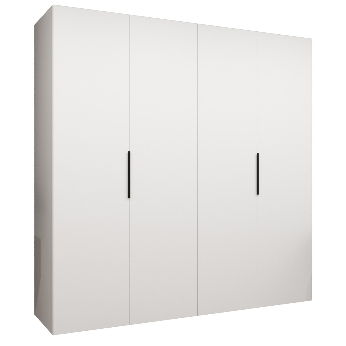 Szafa uchylna otwierana MARBELLA 1 200 wys. 202 cm Biały + u. Czarny