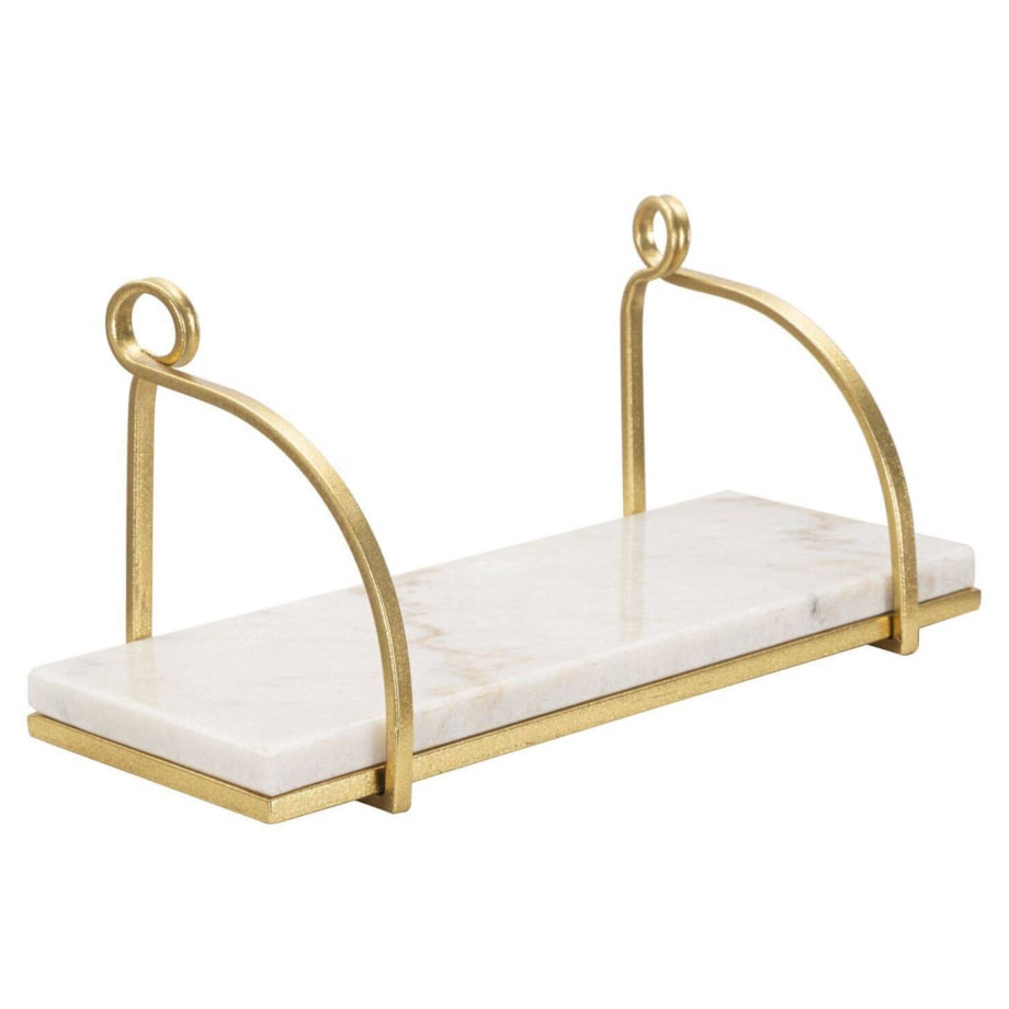 Marmurowa półka ścienna, 40 cm