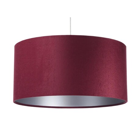 Lampa wisząca HOME 30 bordowa/srebrna