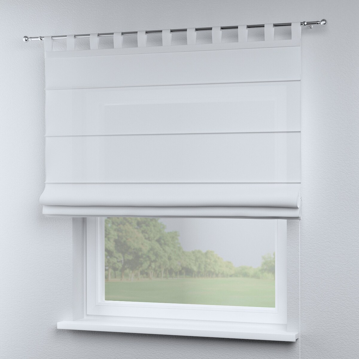 Roleta rzymska Verona 160x170 prześwitujący, złamana biel