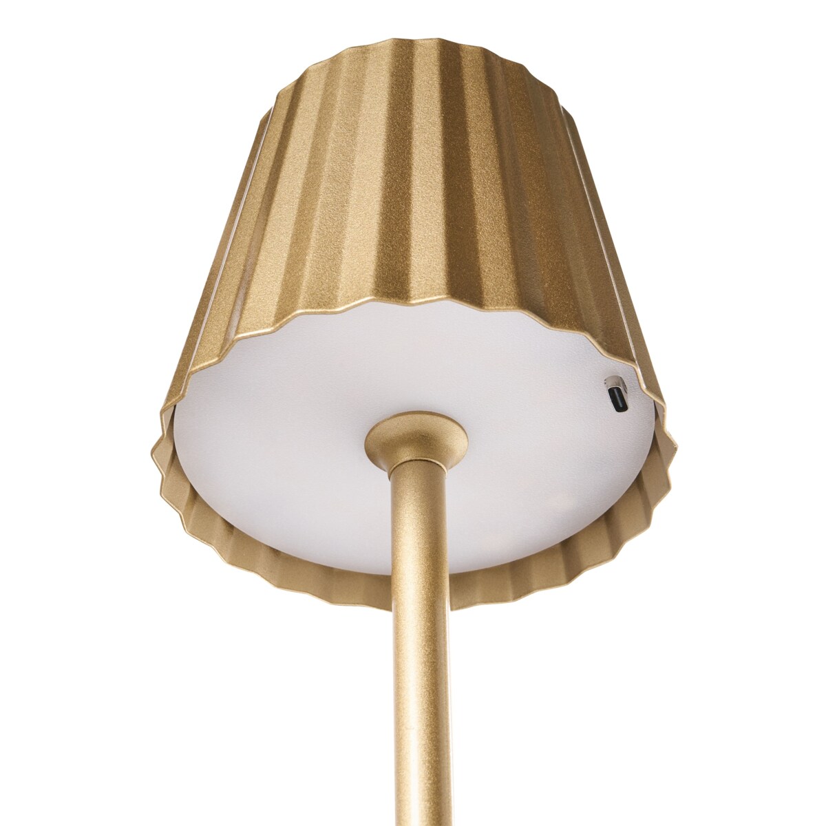 Bezprzewodowa lampa stołowa LED ABARO Metal Złoty