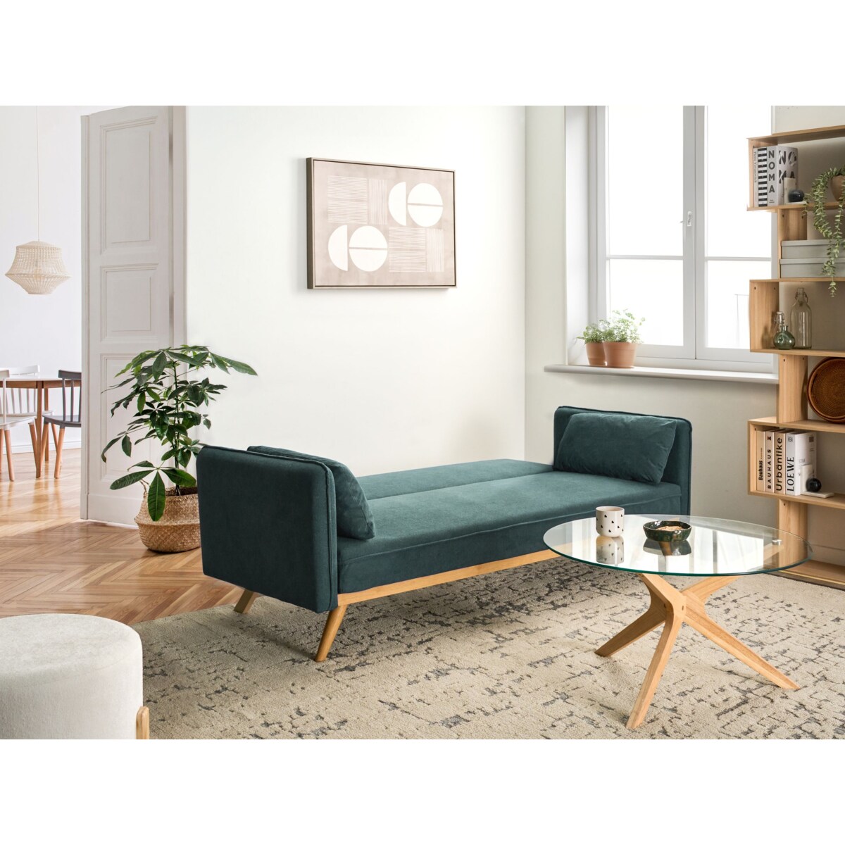 Sofa rozkładana ASAA Jasnozielony