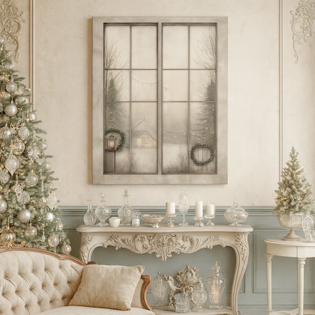 Obraz Canvas Świąteczne Okno 70cm x 100cm