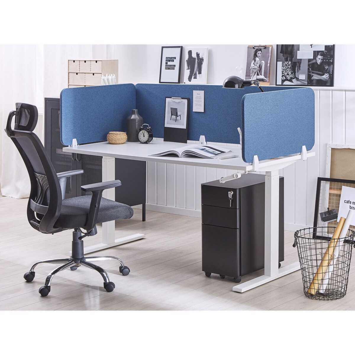 Przegroda biurkowa 180 x 40 cm Różne rozmiary