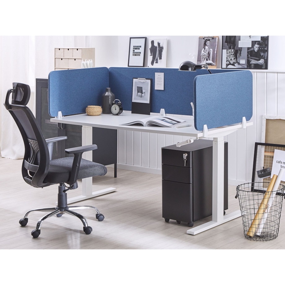 Przegroda biurkowa 180 x 40 cm Różne rozmiary