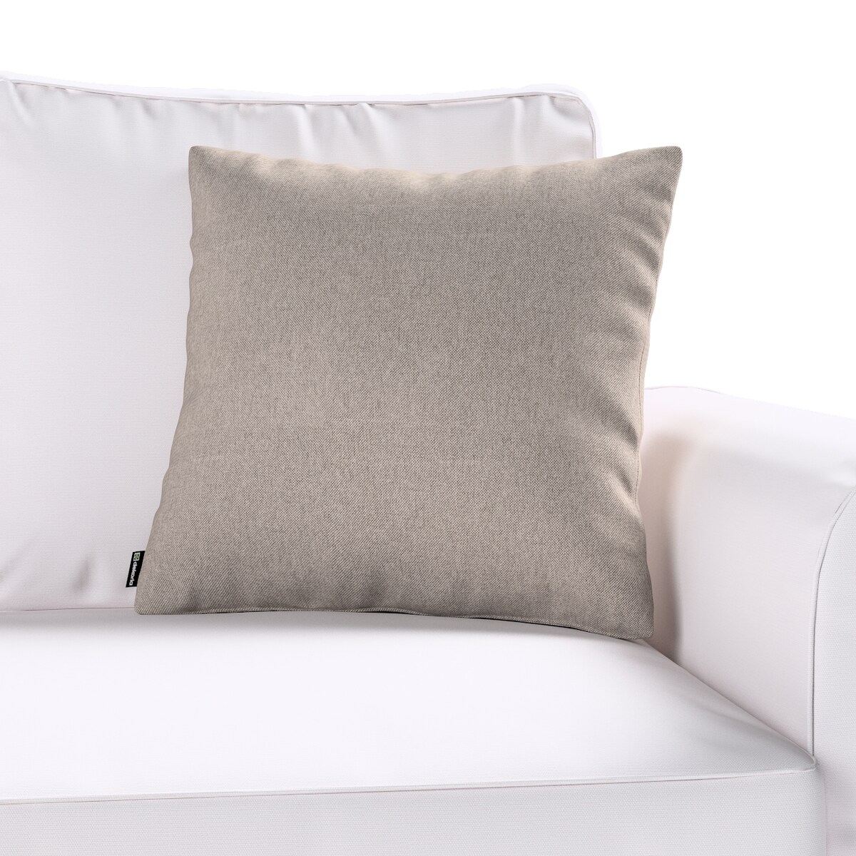 Poszewka Kinga na poduszkę 50x50 beżowo-szary