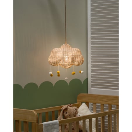 Lampa wisząca Chmurka ONON Rattan Naturalny