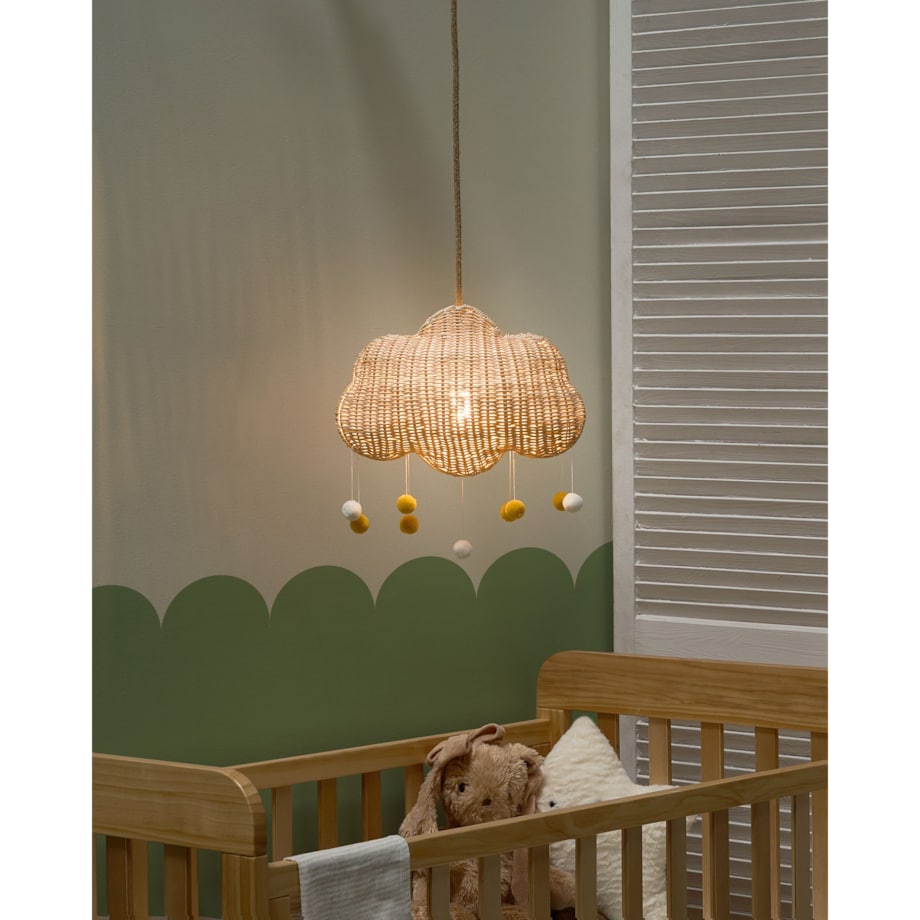 Lampa wisząca Chmurka ONON Rattan Naturalny