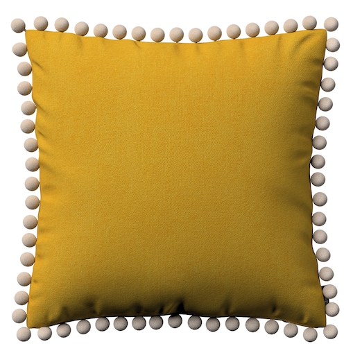 Poszewka Wera na poduszkę 45x45 musztardowy szenil