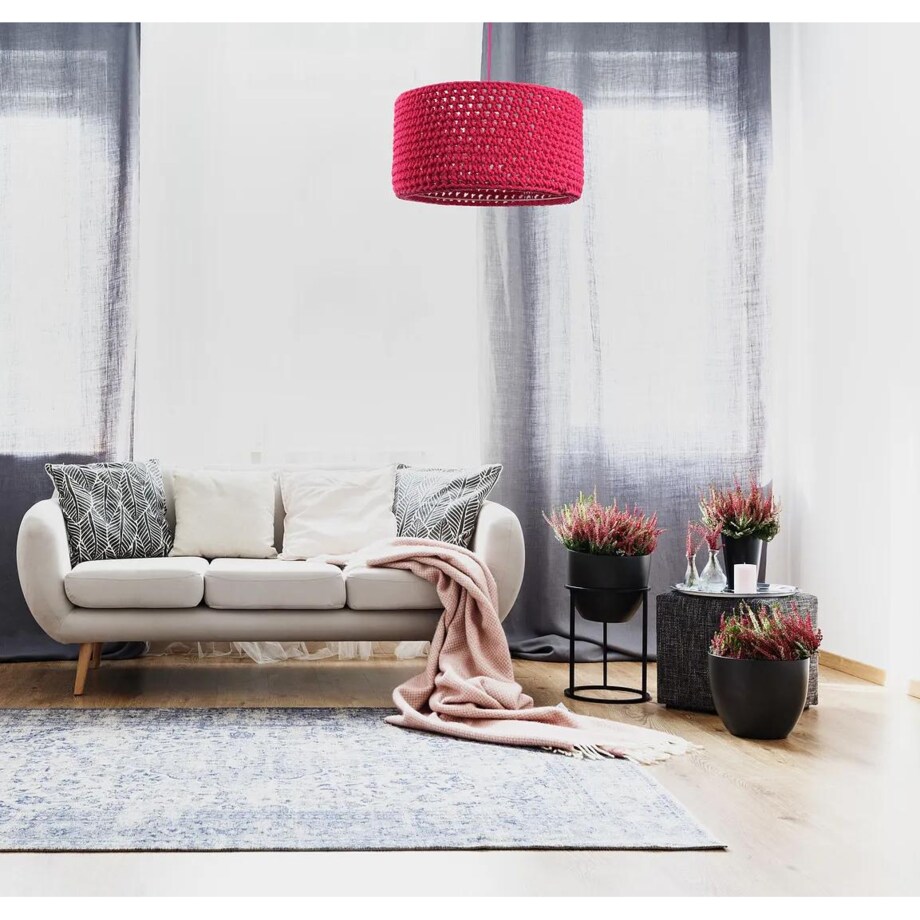 Lampa wisząca COTTON 40 czerwona