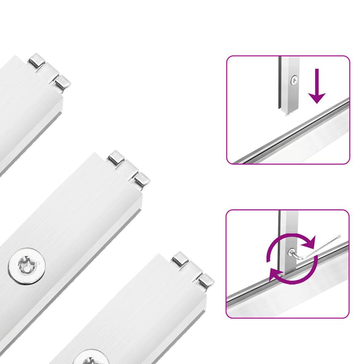 vidaXL Szklarnia z ramą podstawy, srebrna, 169x114x202 cm, aluminium