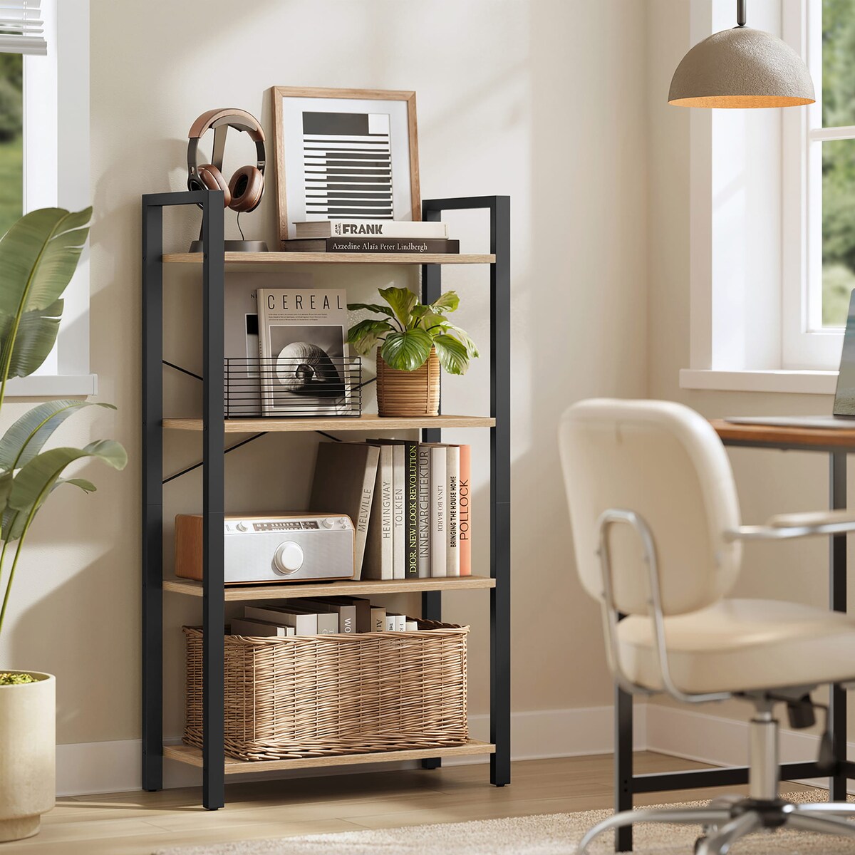 Regał Półka Na Książki 66X30X120 Cm Sonoma