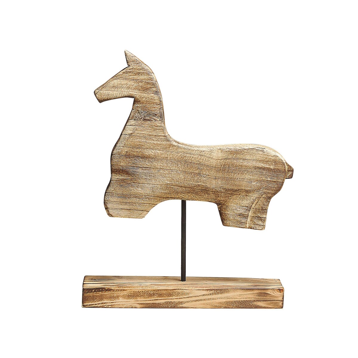 Figurka koń jasne drewno COLIMA