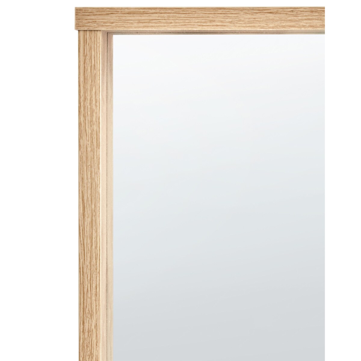 Lustro ścienne ROSELL MDF Jasne drewno