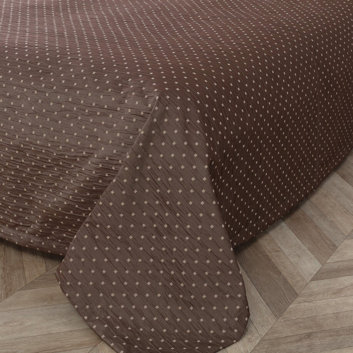 Pled Anthony 260x260cm chocolate 260x260