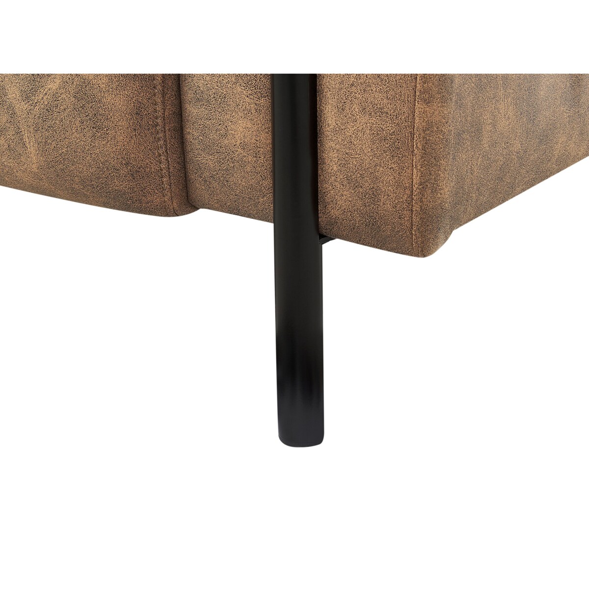 Sofa 3-osobowa brązowa ASKIM