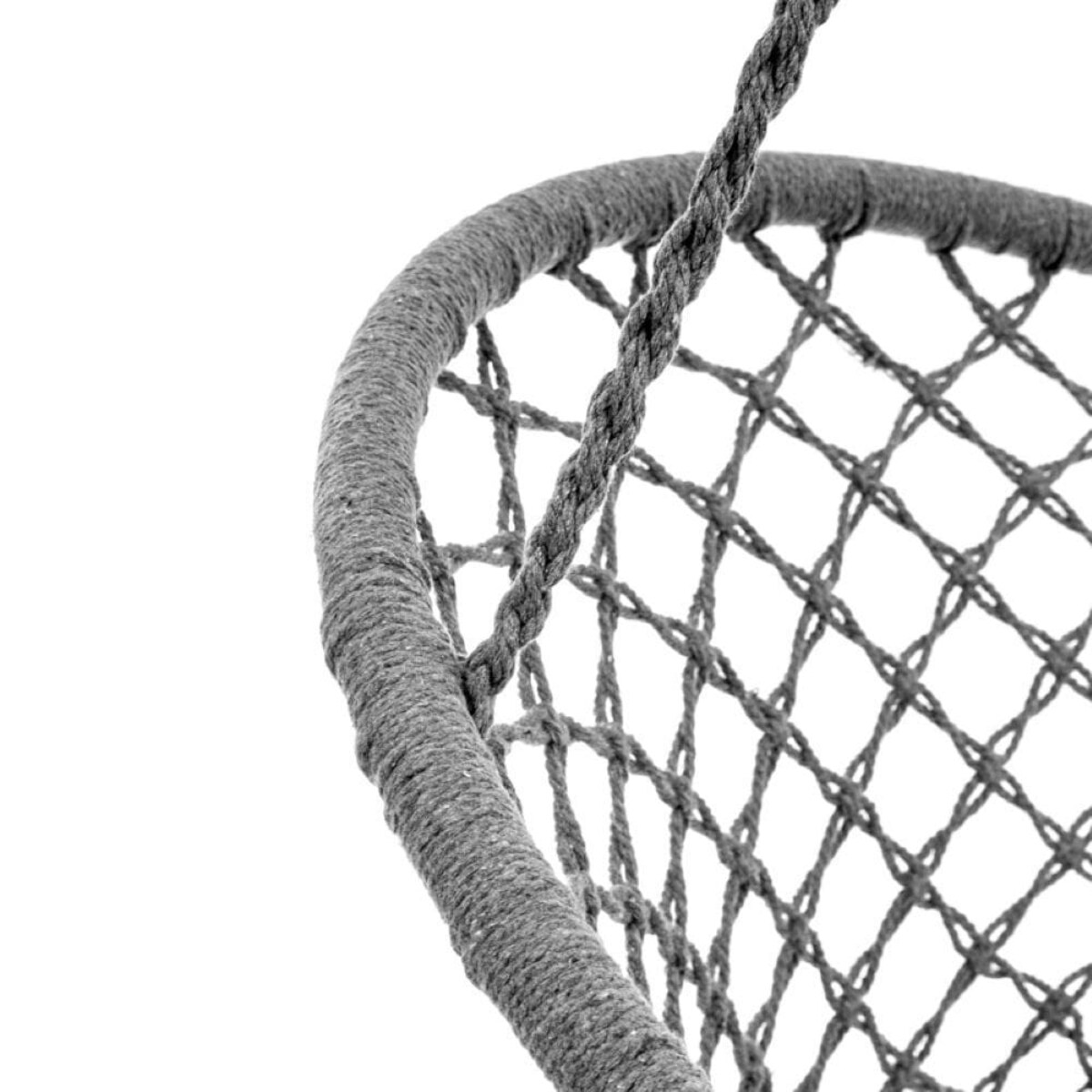 Wiszący hotel szary, huśtawka Boho