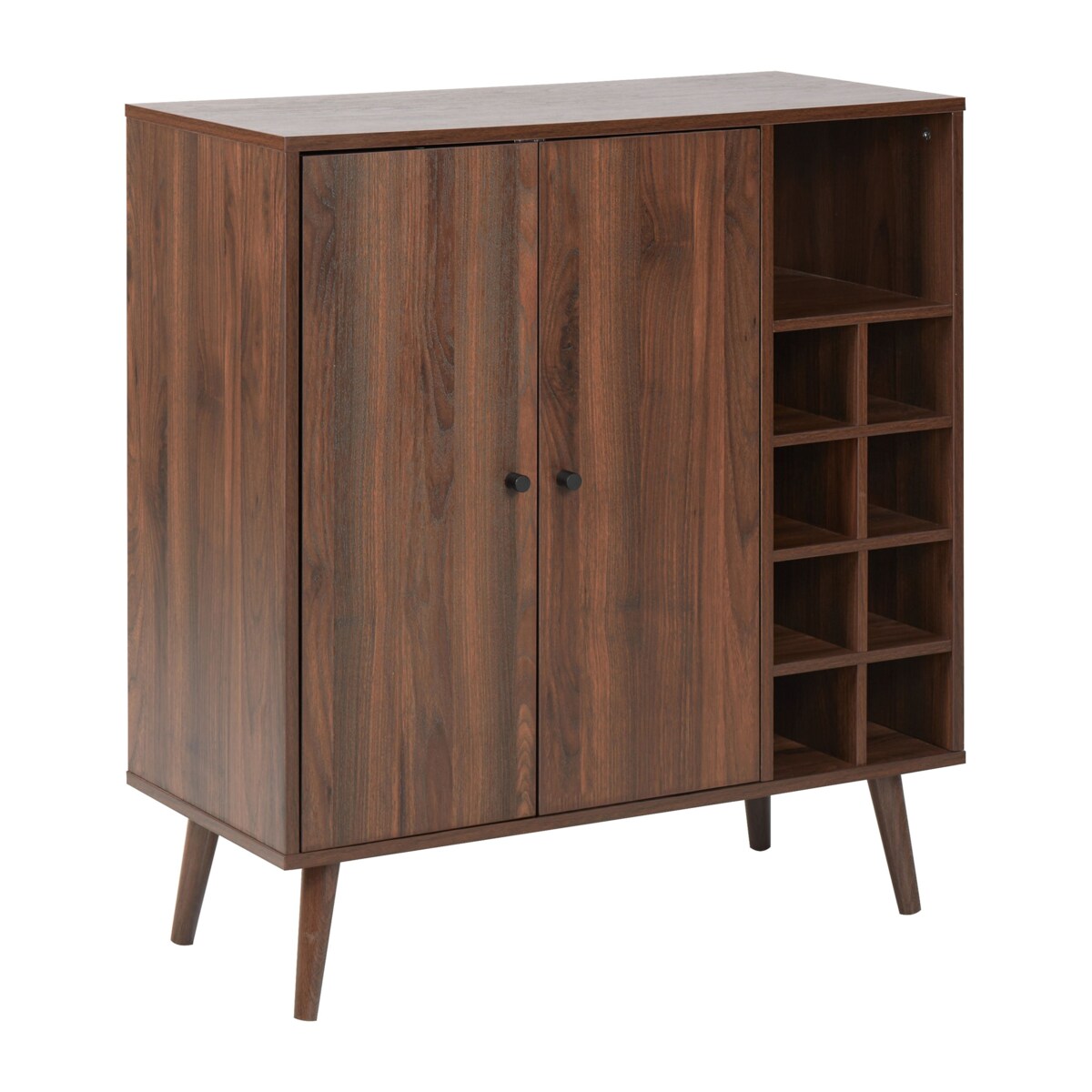 Szafka dwudrzwiowa ciemne drewno TULLAMORE