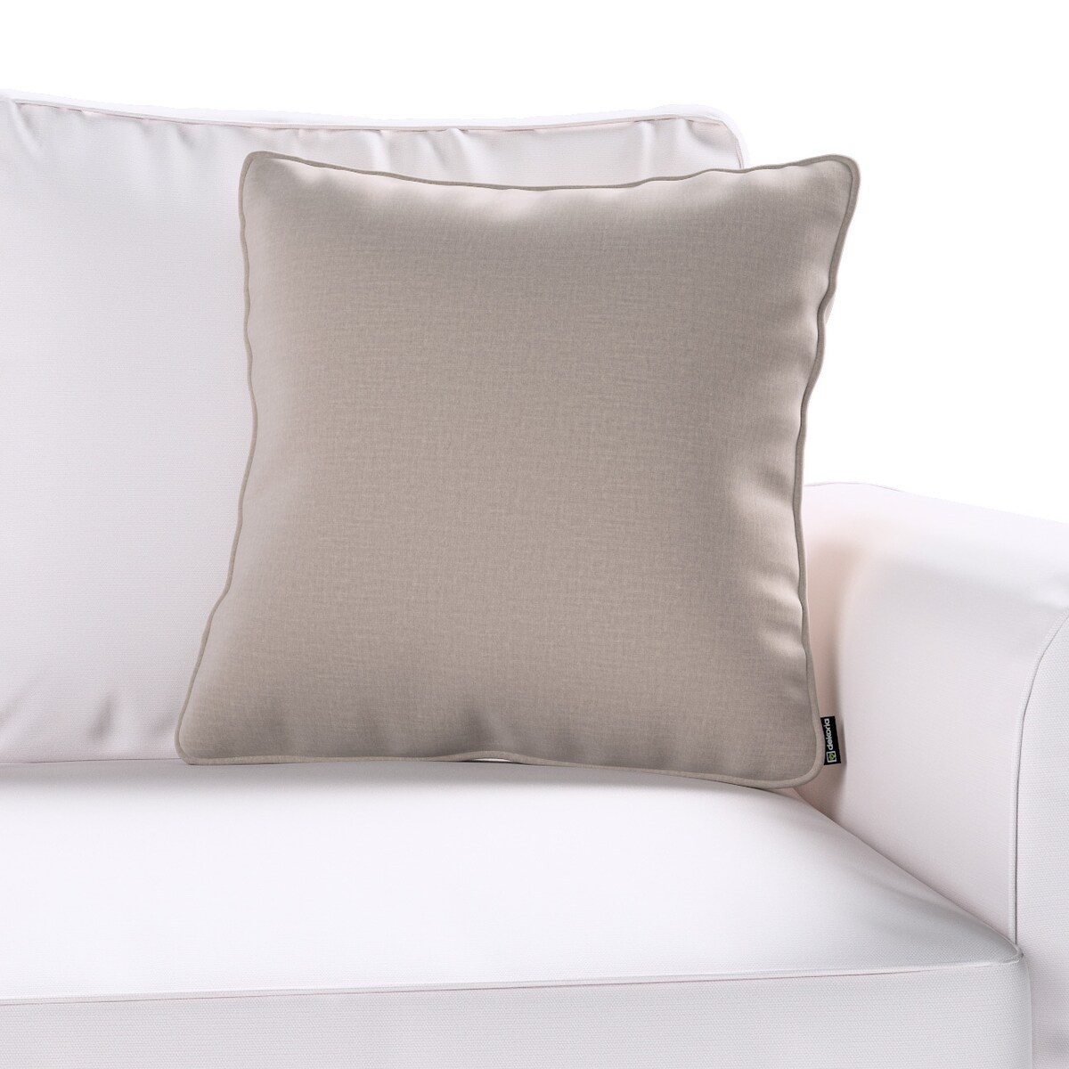 Poszewka Gabi na poduszkę 45x45 beżowy welwet