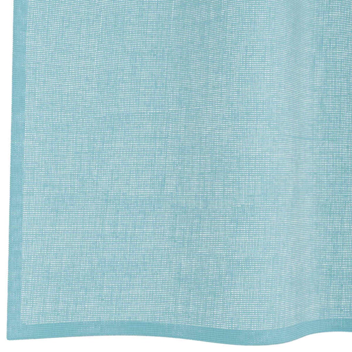 vidaXL Zasłony woalowe z kieszeniami na drążek 2 szt. Turkusowe