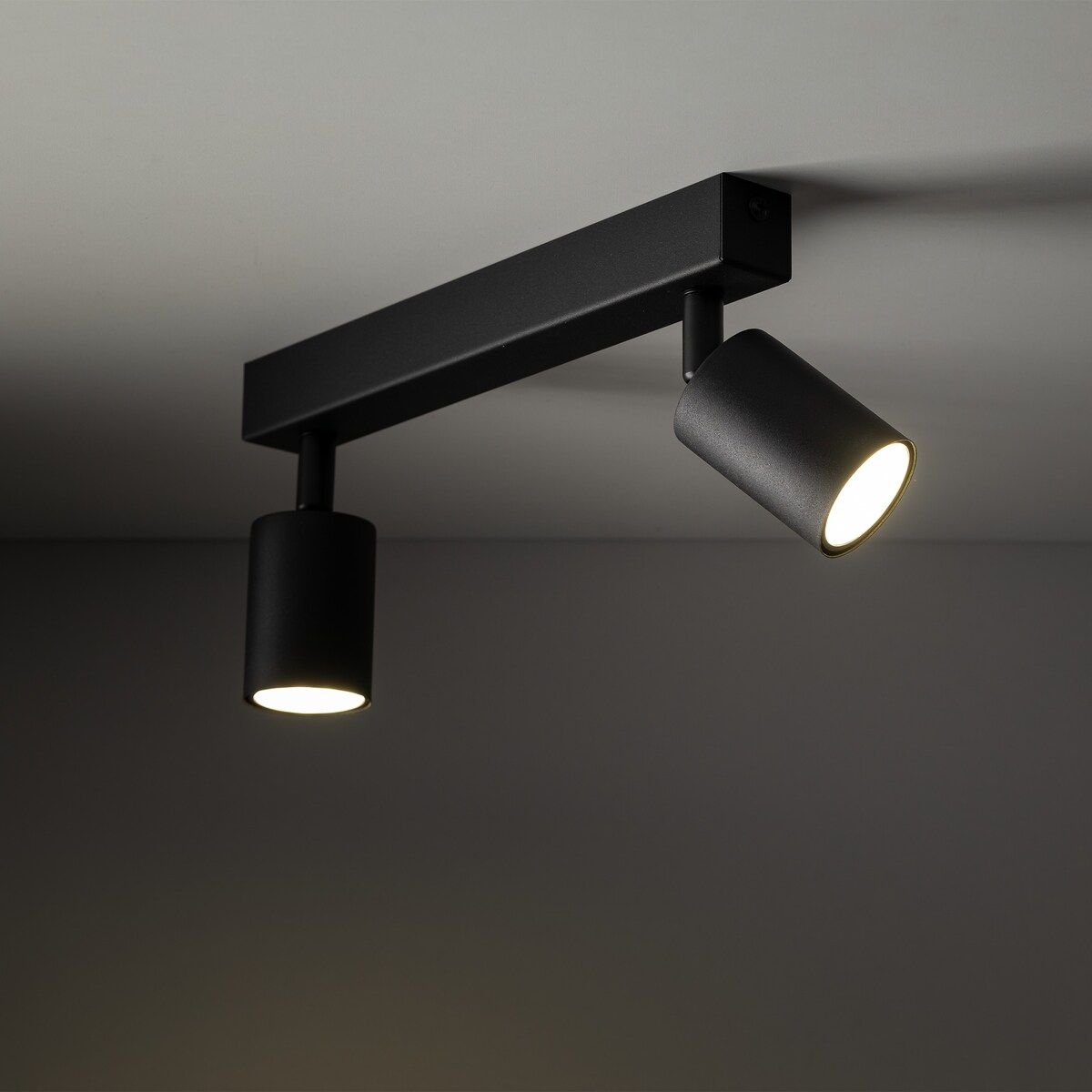 Lampa reflektor spot TK Lighting NEX BLACK 10790 czarna 2xGU10 ruchoma metalowa do salonu i kuchni