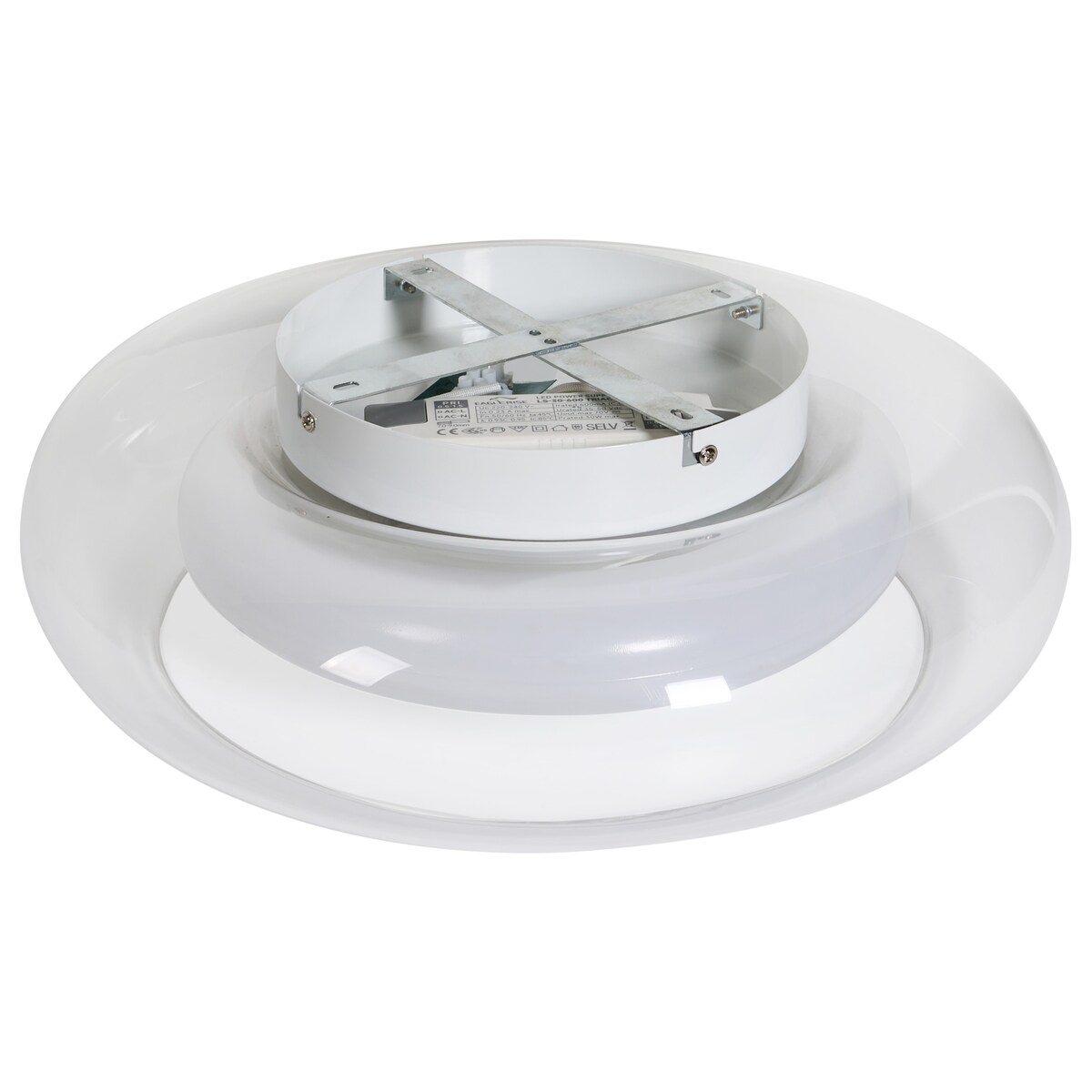 Lampa sufitowa LED NITH Ze ściemniaczem Szkło Przezroczysty