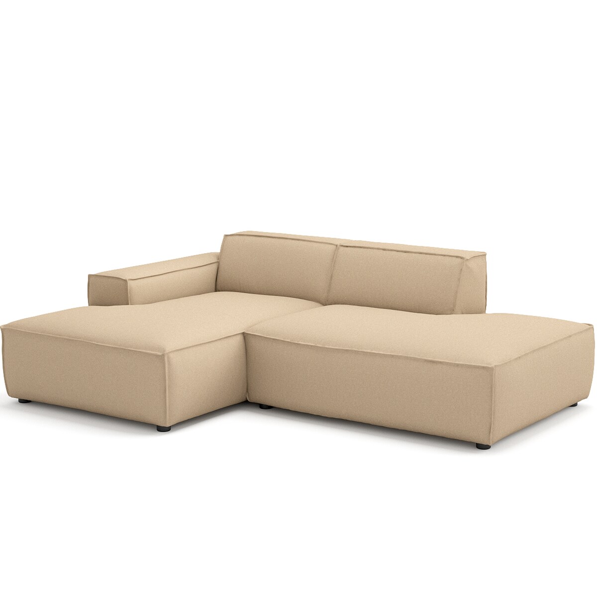 Narożnik otwarty lewy Modularis - Jasny Beż