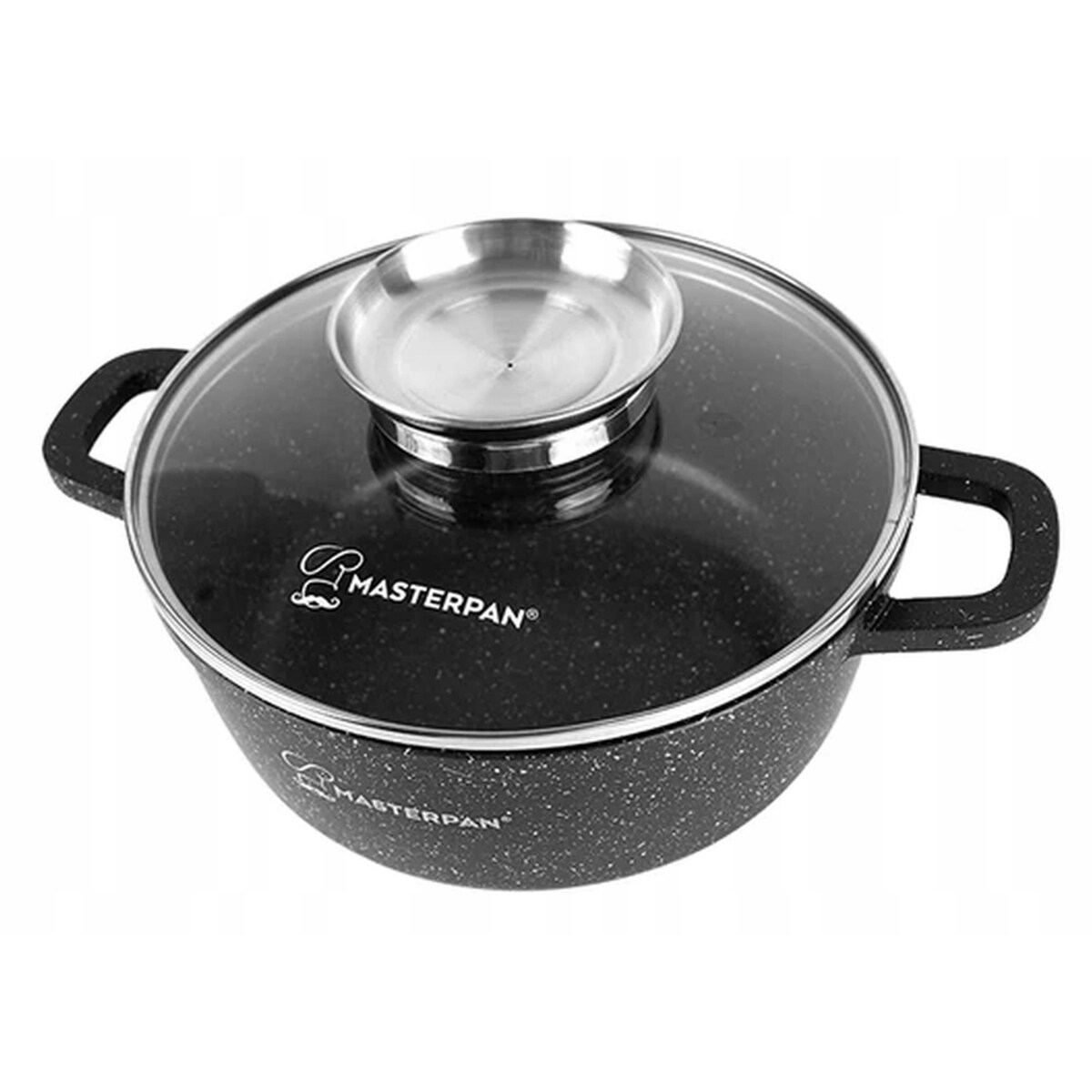 Garnek Marmurkowy 5.5 L Z Pokrywką 26 Cm System Aroma Na Indukcję Gaz