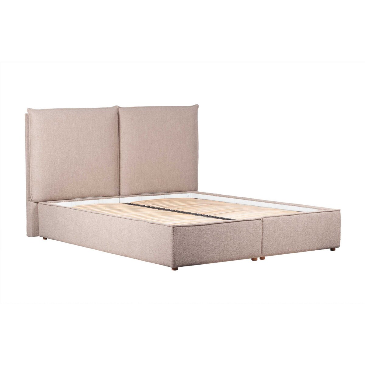 Łóżko Hage (180x200) z pojemnikiem na pościel w tkaninie Angola 09