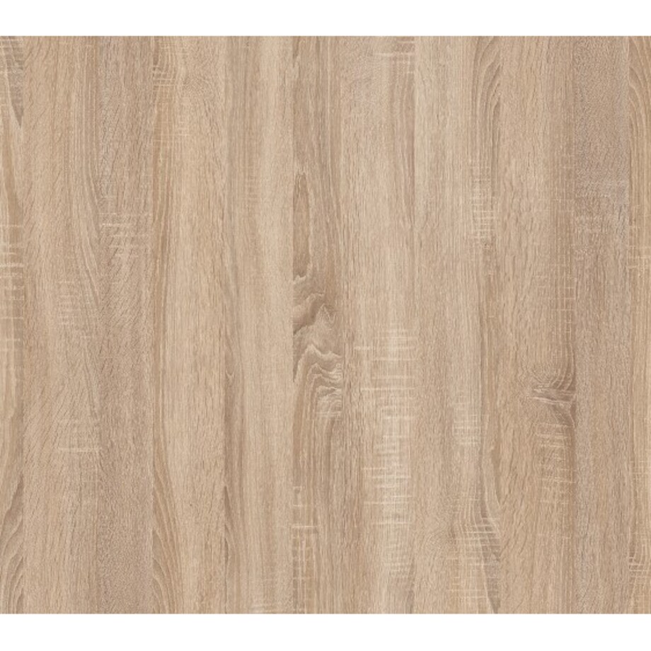 Stolik kawowy Riko blat 58 cm, ryflowana podstawa- dąb sonoma