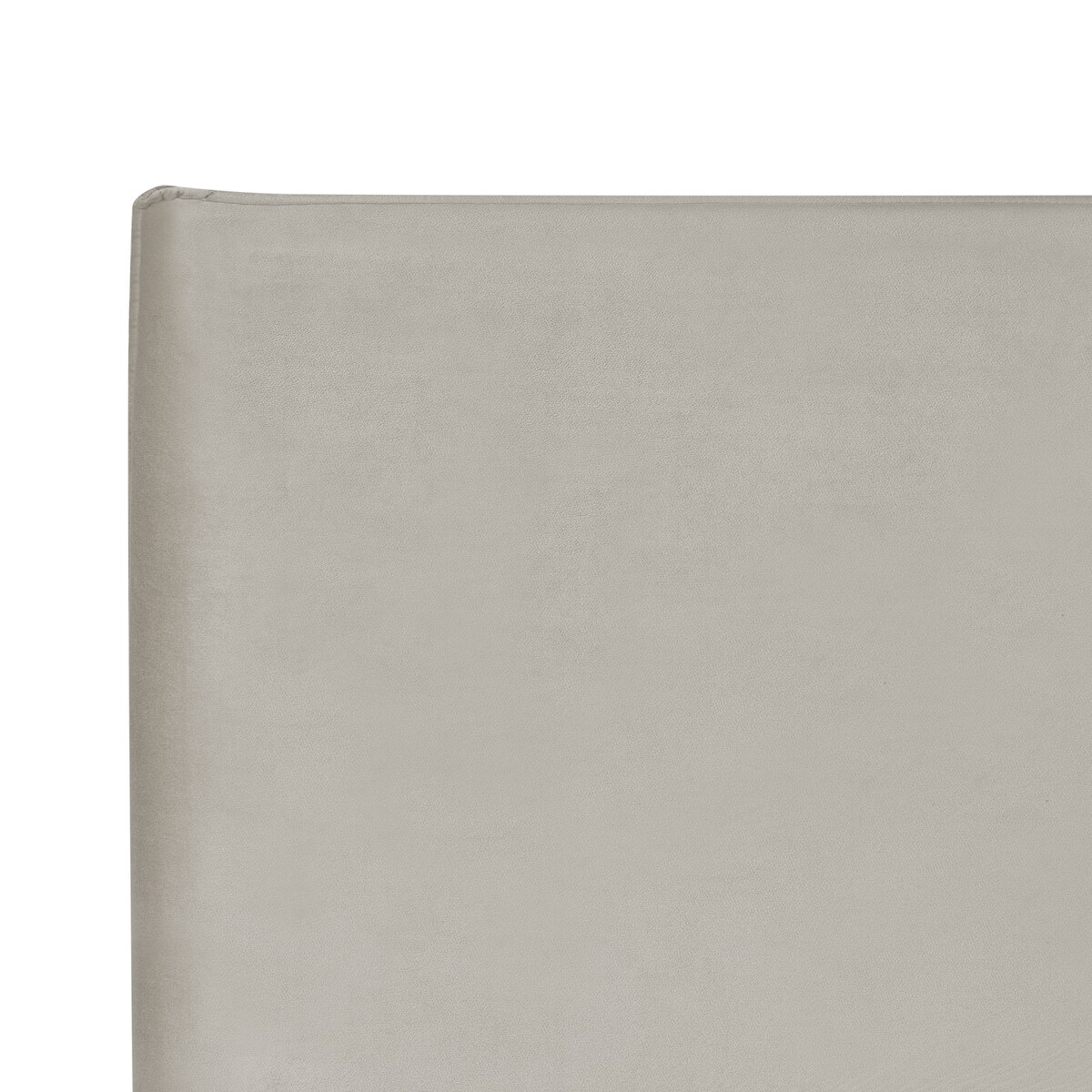 Łóżko wodne Welur LAVAUR 160 x 200 cm Beżowoszary
