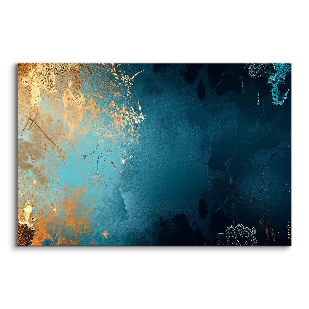 Obraz na płótnie Granatowa abstrakcja 90x60cm