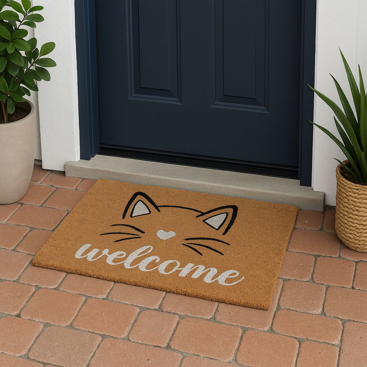 Wycieraczka z włókna kokosowego MIAUU, 60 x 40 cm