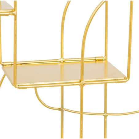 Półka metalowa złota Giulia 50x50 cm
