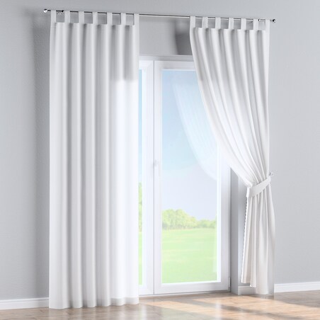 Zasłona na szelkach 1 szt. 130x245 biały