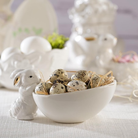 VILLA ITALIA Zajączek wielkanocny z miseczką 18 cm BUNNY