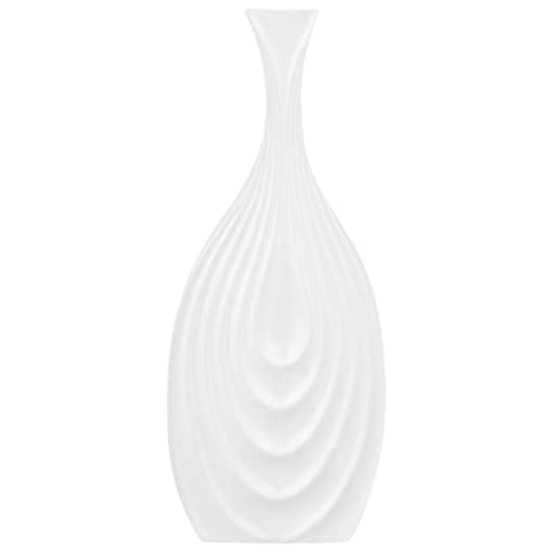 Wazon dekoracyjny ceramiczny 39 cm biały THAPSUS